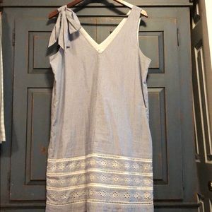 Women’s Vineyard Vines Seersucker Dress with Tie